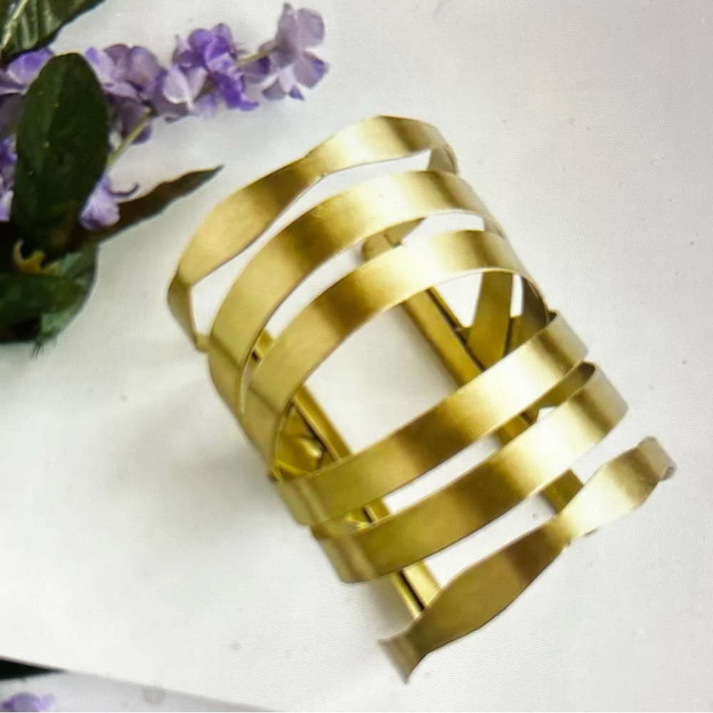 Ornate Arching Cuff by WorldFinds
